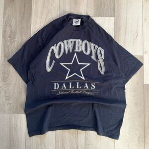 Vintage Lee Sports Dallas Cowboys T Shirt Made In Usa Size XL